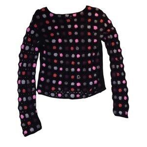 TOGO vintage M crocheted knit cotton granny grandpa eccentric Y2K cottage boho‌